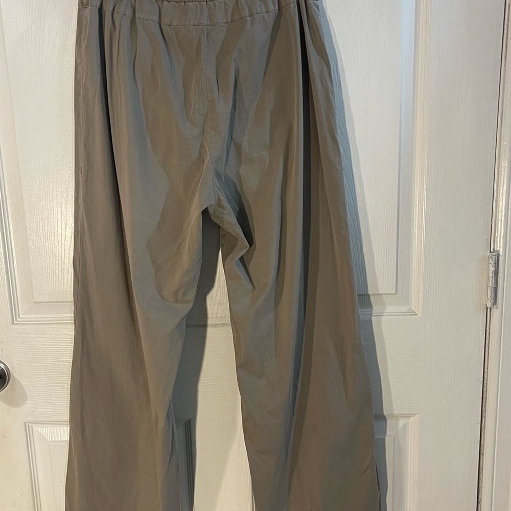 Soft Surroundings Taupe Drawstring Pants - Picture 6 of 9